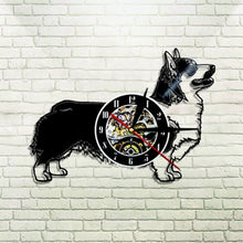 Load image into Gallery viewer, Cute Pet Dog Living Room Decoration Watch European American Style Design Retro Personality Vinyl Wall Clock Home Decor Clocks
