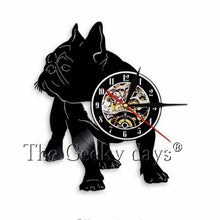 Load image into Gallery viewer, Cute Pet Dog Living Room Decoration Watch European American Style Design Retro Personality Vinyl Wall Clock Home Decor Clocks
