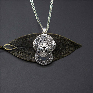 Elfin Wholesale Trendy Lagotto Romagnolo Necklaces Gold Color Silver Color Dog Jewellery Pendant Necklace Women Men