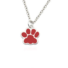 Load image into Gallery viewer, Cute Creative Footprint Necklace Charm Female Chain Fashion Pet Dog Claw Metal Necklace Popular Gift Jewelry Dropshipping
