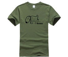 Load image into Gallery viewer, Top Men's 100% Cotton T shirt dog peeing on gun control mens premium quality fashion short sleeve men tshirt
