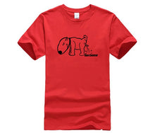 Load image into Gallery viewer, Top Men's 100% Cotton T shirt dog peeing on gun control mens premium quality fashion short sleeve men tshirt
