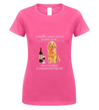 Load image into Gallery viewer, Men's 2019 Fashion Style T-Shirt Cannot Survive On Wine Alone Dog Lover Gift Men Printing Short Sleeve Tshirt trend
