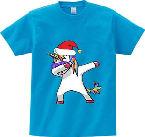 Cotton Boys Summer Tops Tee Dab Panda Dog Children funny T shirt  Dabbing Dance T-shirt For Kids Girls Celebrations Tshirt  NN