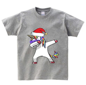 Cotton Boys Summer Tops Tee Dab Panda Dog Children funny T shirt  Dabbing Dance T-shirt For Kids Girls Celebrations Tshirt  NN