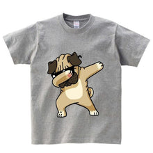 Load image into Gallery viewer, Cotton Boys Summer Tops Tee Dab Panda Dog Children funny T shirt  Dabbing Dance T-shirt For Kids Girls Celebrations Tshirt  NN
