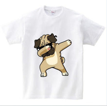 Load image into Gallery viewer, Cotton Boys Summer Tops Tee Dab Panda Dog Children funny T shirt  Dabbing Dance T-shirt For Kids Girls Celebrations Tshirt  NN
