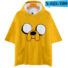 Load image into Gallery viewer, Adventure Time Finn And Jake The Dog Face T Shirt Men Women Fashion 3d Hoodie T-shirt Harajuku Streetwear Tshirt Tops Clothes
