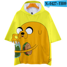 Load image into Gallery viewer, Adventure Time Finn And Jake The Dog Face T Shirt Men Women Fashion 3d Hoodie T-shirt Harajuku Streetwear Tshirt Tops Clothes
