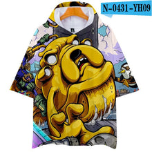 Load image into Gallery viewer, Adventure Time Finn And Jake The Dog Face T Shirt Men Women Fashion 3d Hoodie T-shirt Harajuku Streetwear Tshirt Tops Clothes
