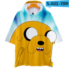 Load image into Gallery viewer, Adventure Time Finn And Jake The Dog Face T Shirt Men Women Fashion 3d Hoodie T-shirt Harajuku Streetwear Tshirt Tops Clothes
