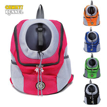 Load image into Gallery viewer, CAWAYI KENNEL Pet Carriers Carrying for Small Cats Dogs Backpack Dog Transport Bag Bolso Perro Torba Dla Psa Honden Tassen D1938
