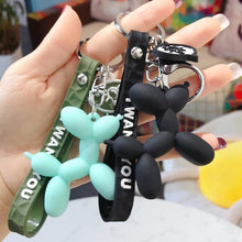 Load image into Gallery viewer, New Fashion Stereo Cute Balloon Dog Keychain Key ring Creative Cartoon Mobile Phone Bag Car Pendant Fun Keychain

