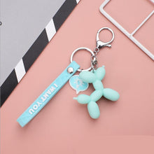 Load image into Gallery viewer, New Fashion Stereo Cute Balloon Dog Keychain Key ring Creative Cartoon Mobile Phone Bag Car Pendant Fun Keychain
