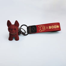 Load image into Gallery viewer, Fashion Punk French Bulldog Keychain PU Leather Dog Keychains for Women Bag Pendant Jewelry Trinket Men&#39;s Car Key Ring Key Chain
