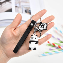 Load image into Gallery viewer, Fashion Punk French Bulldog Keychain PU Leather Dog Keychains for Women Bag Pendant Jewelry Trinket Men&#39;s Car Key Ring Key Chain
