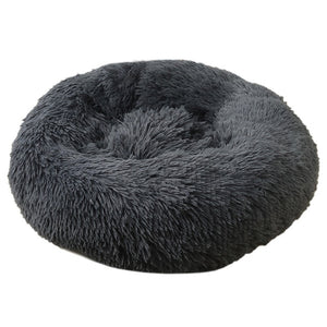 Dog Bed Round Plush Basket Kennel Cat House Winter Warm Pet House Sleeping Bag Cats Nest