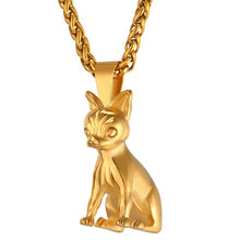 Load image into Gallery viewer, Starlord Chihuahuas Dog Necklace Pendant Collier Stainless Steel/Gold Color Chain Women/Men Collar Animal Pet Jewelry GP2464
