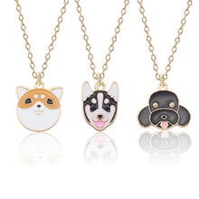 Load image into Gallery viewer, Cute Dog Necklace For Women Animal Puppy Doggy Pendant Kawaii Shiba Inu Husky Poodle Necklaces&amp;Pendants Jewelry
