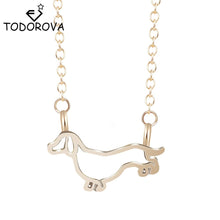 Load image into Gallery viewer, Todorova Dachshund Dog Necklace
